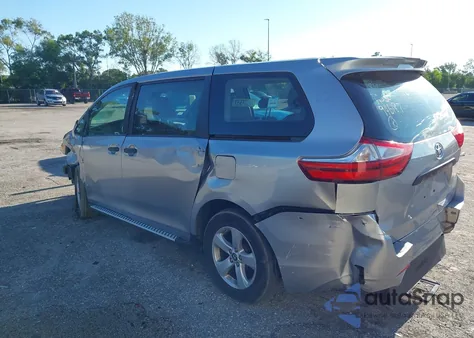 2018 Toyota Sienna L 7 Passenger from USA, damaged, VIN 5TDZZ3DC1JS946187